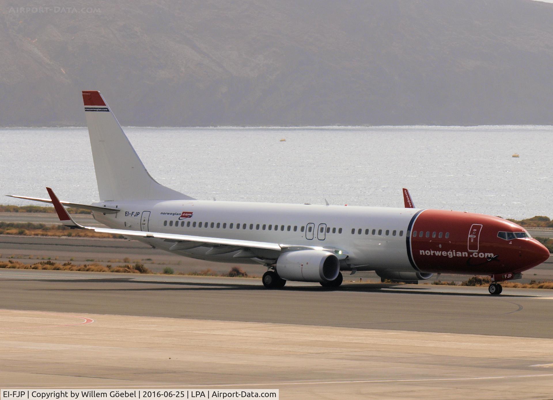 EI-FJP, 2016 Boeing 737-8JP C/N 42077, Taxi to the runway of Las Palmas Airport