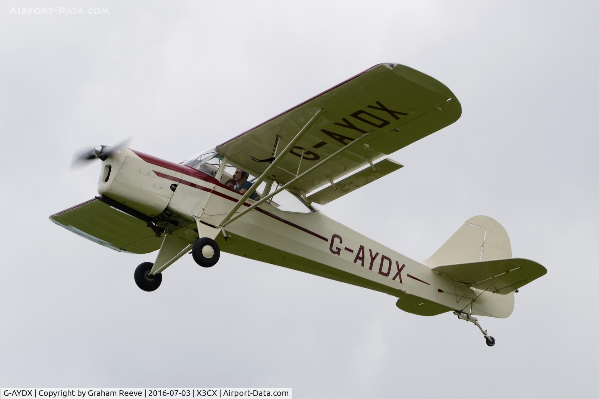 G-AYDX, 1968 Beagle A-61 Terrier 2 C/N B.647, Departing from Northrepps.