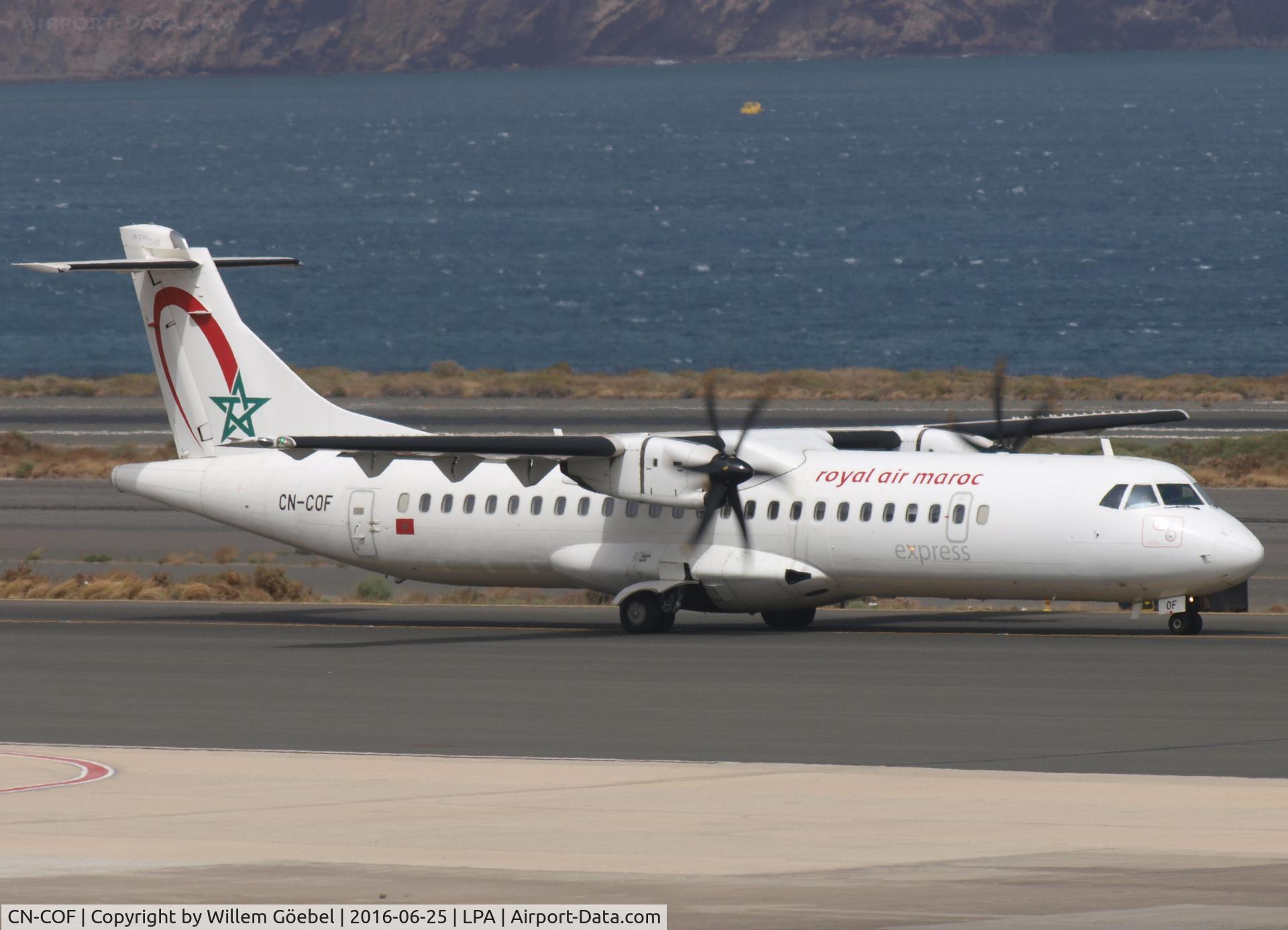 CN-COF, 2012 ATR 72-600 (72-212A) C/N 958, Taxi to the runway of Las Palmas Airport