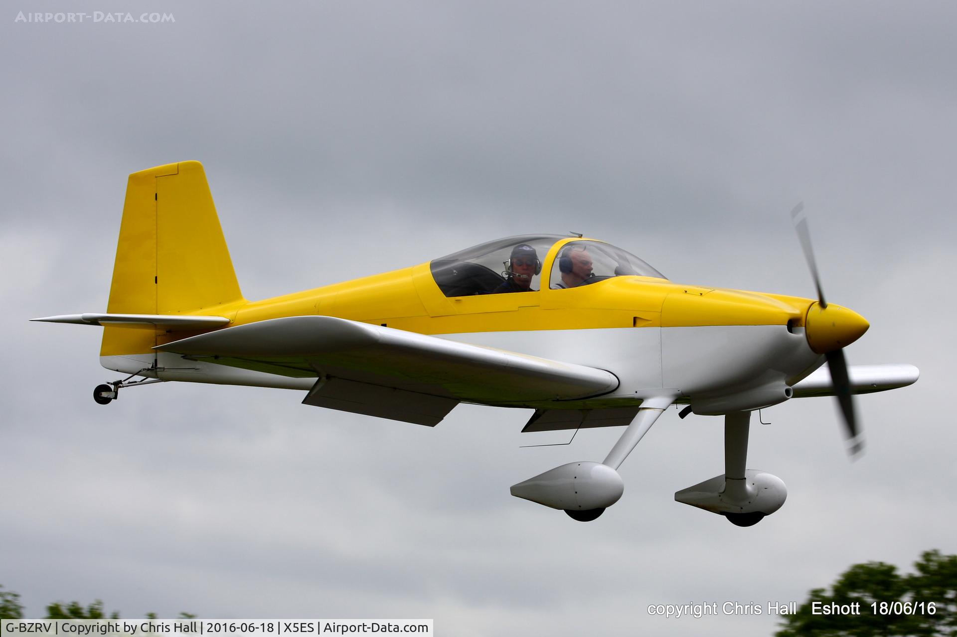 G-BZRV, 2002 Vans RV-6 C/N PFA 181A-13573, at the Great North Fly in. Eshott