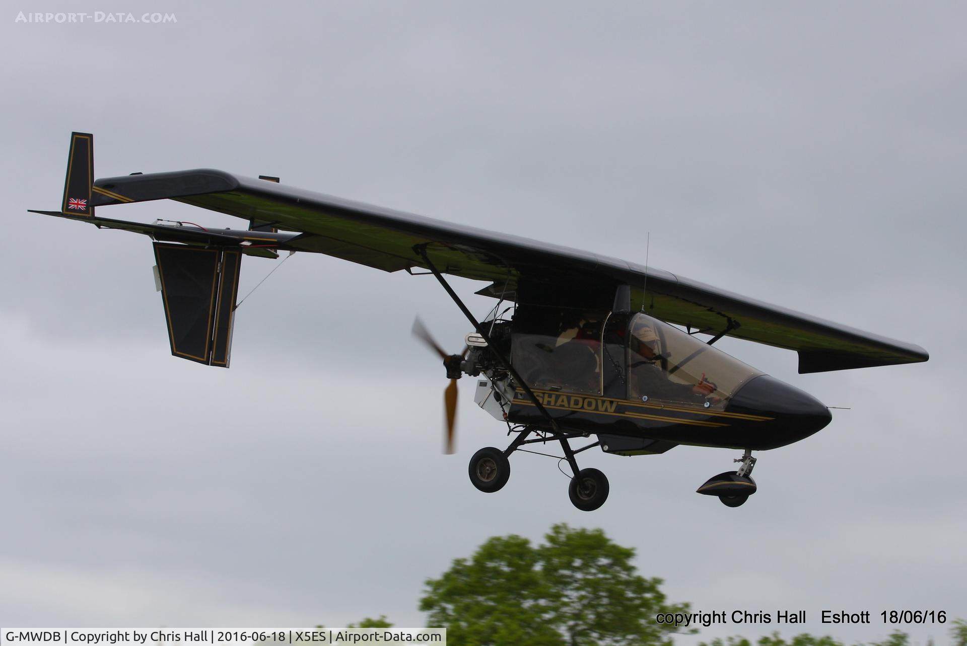 G-MWDB, 1989 CFM Shadow Series CD C/N 100, at the Great North Fly in. Eshott