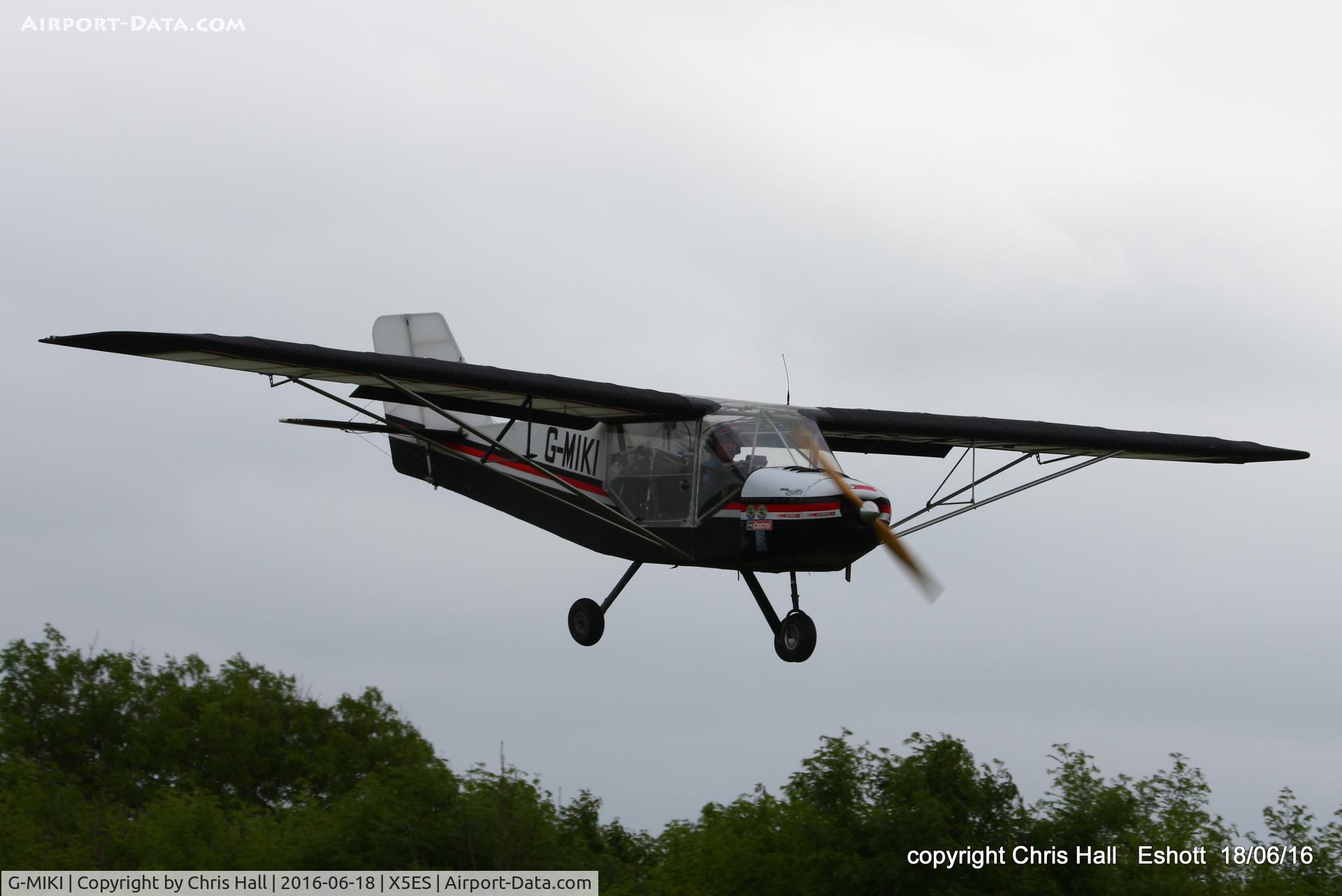 G-MIKI, 1997 Rans S-6ESA/TR Coyote II C/N PFA 204-13094, at the Great North Fly in. Eshott