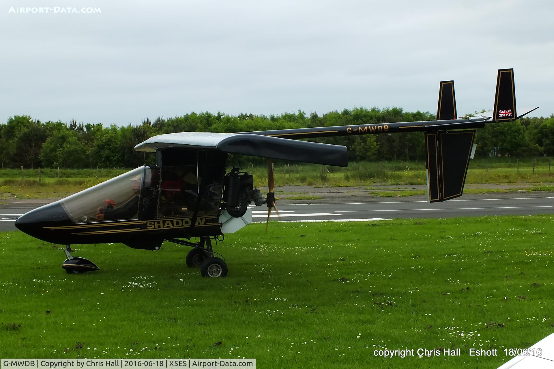 G-MWDB, 1989 CFM Shadow Series CD C/N 100, at the Great North Fly in. Eshott