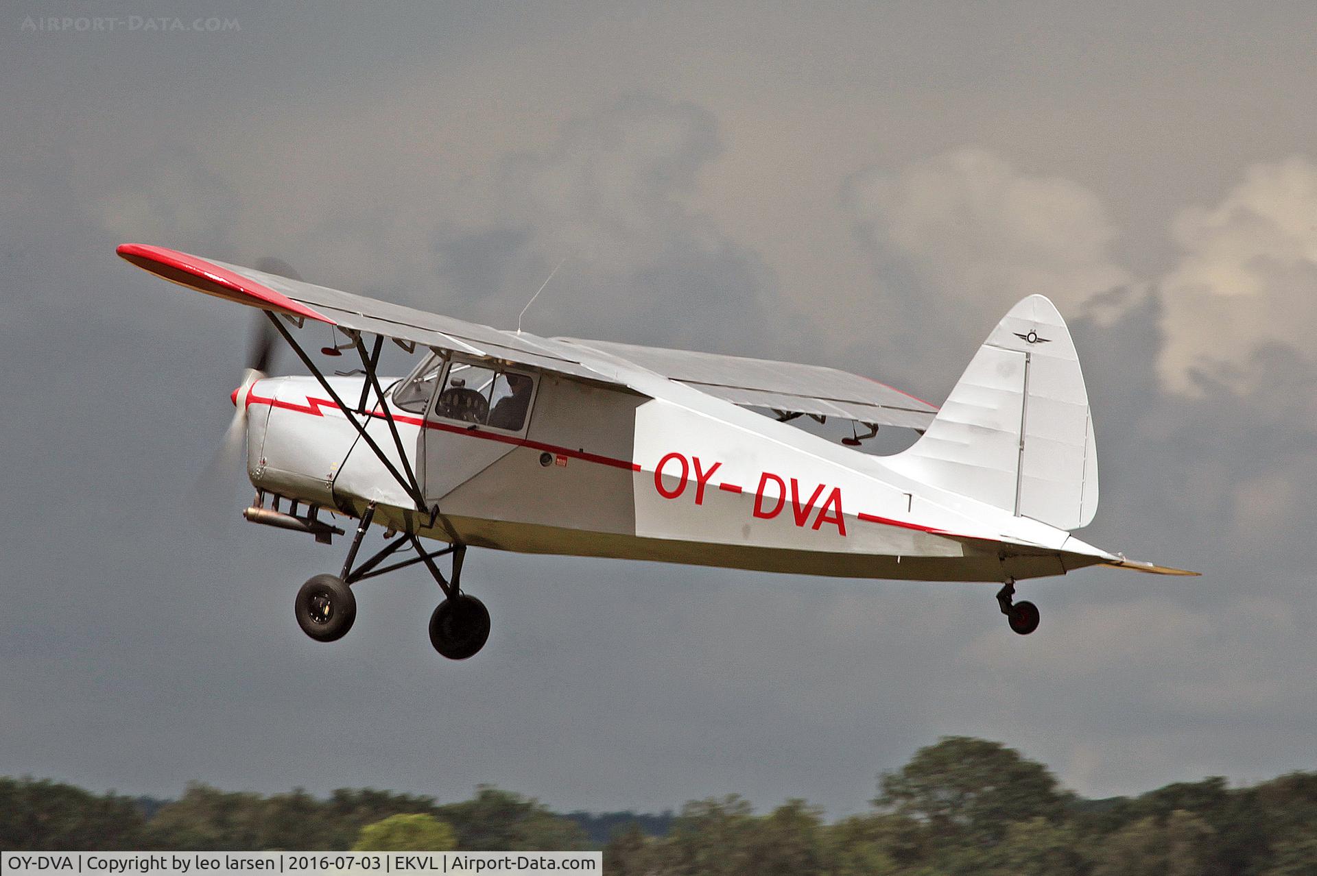 OY-DVA, 1946 SAI KZ III U-2 C/N 74, Værløse EKVL 3.7.16