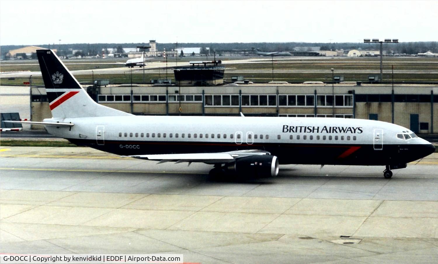 G-DOCC, 1991 Boeing 737-436 C/N 25305, British Airways