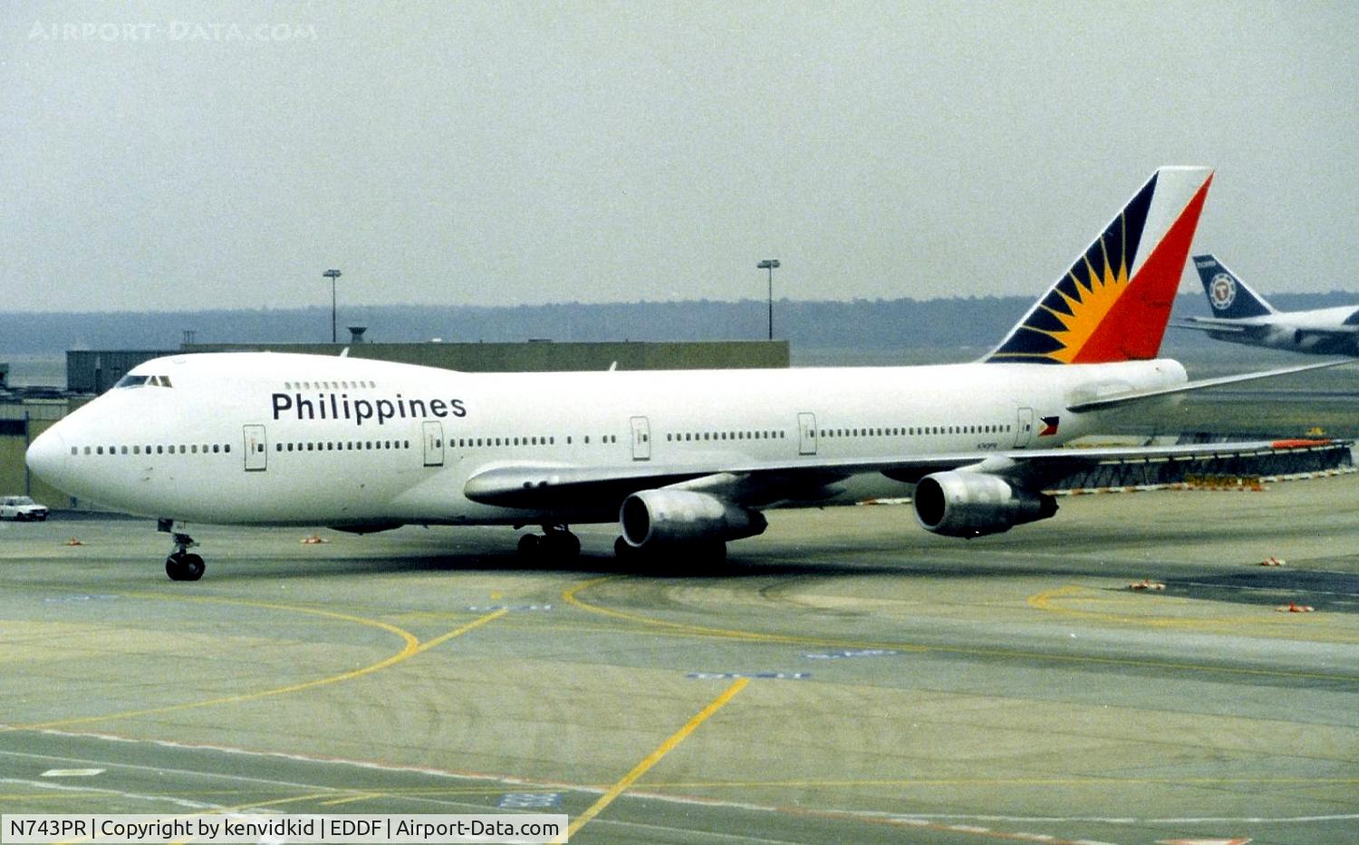 N743PR, Boeing 747-2F6B C/N 21834, Philippine Airways