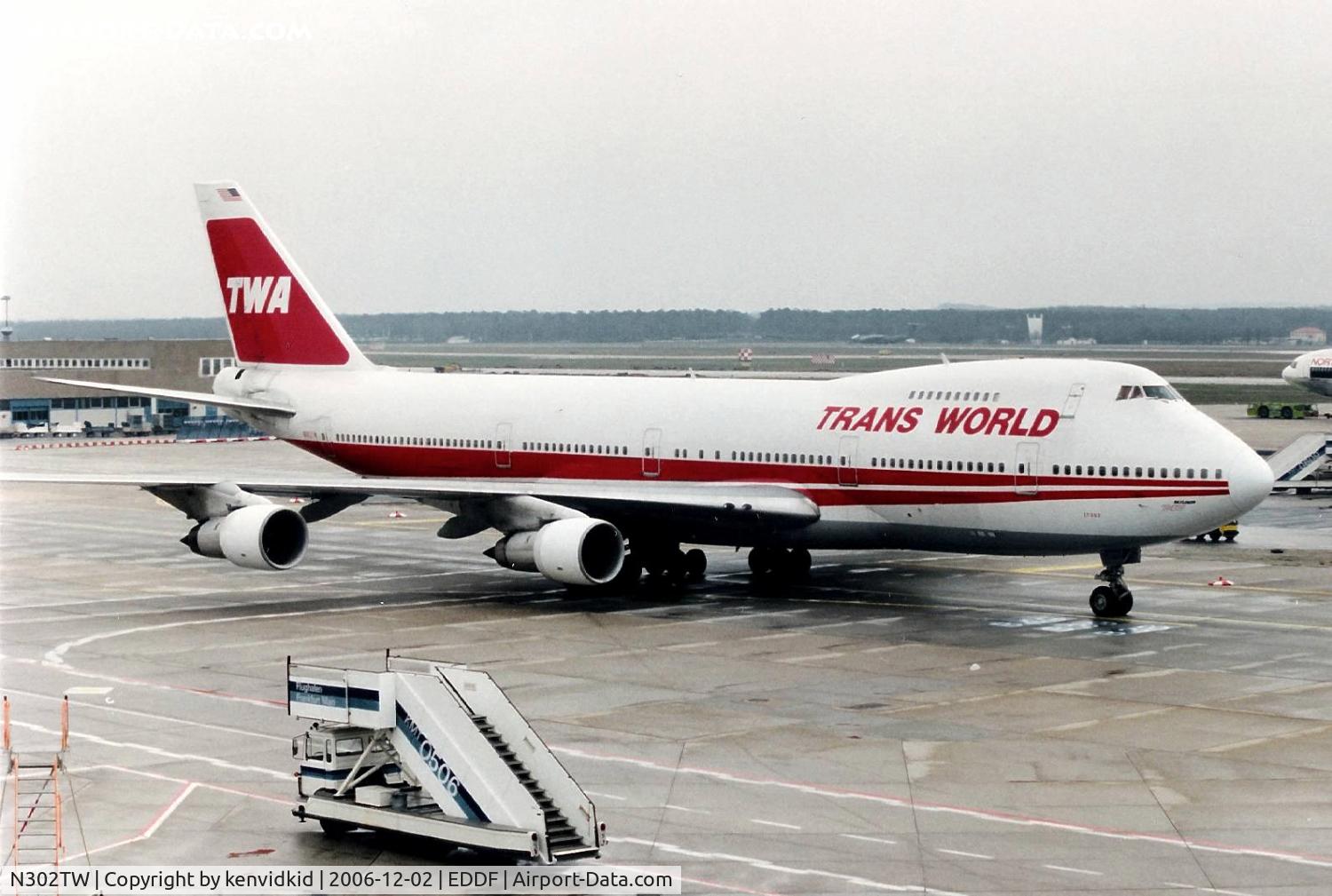 N302TW, 1972 Boeing 747-282B C/N 20502, Trans World Airways (TWA)