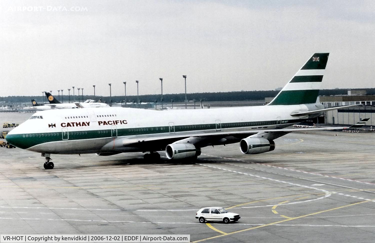 VR-HOT, 1990 Boeing 747-467 C/N 24851, Cathay Pacific