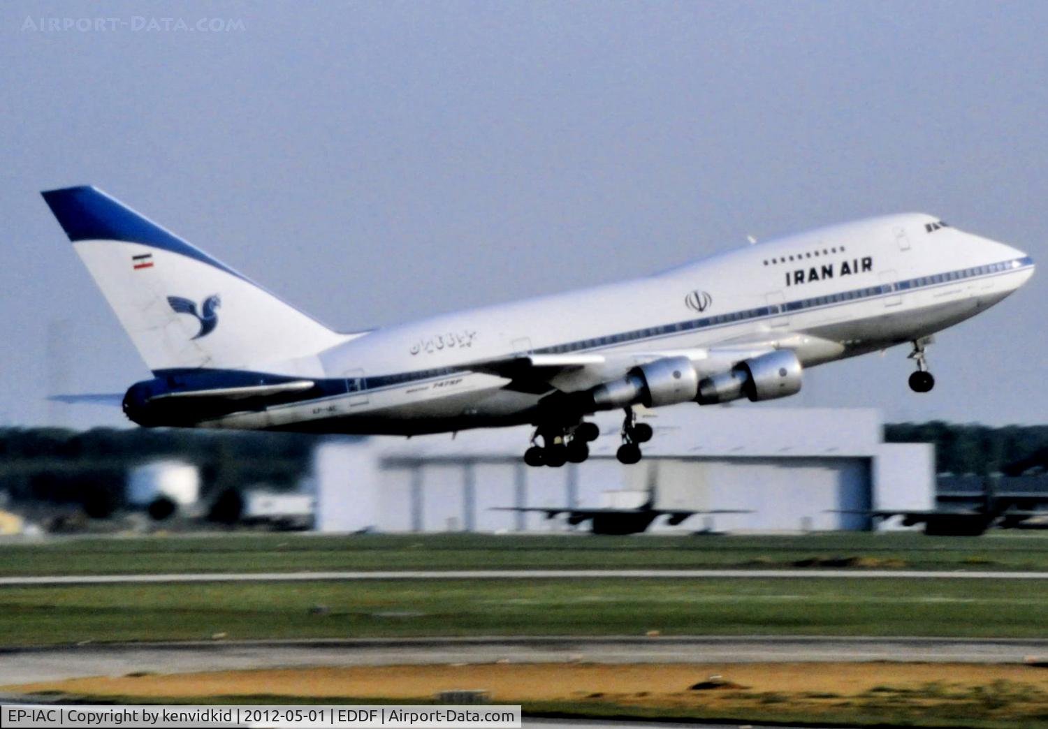EP-IAC, 1977 Boeing 747SP-86 C/N 21093, Iran Air