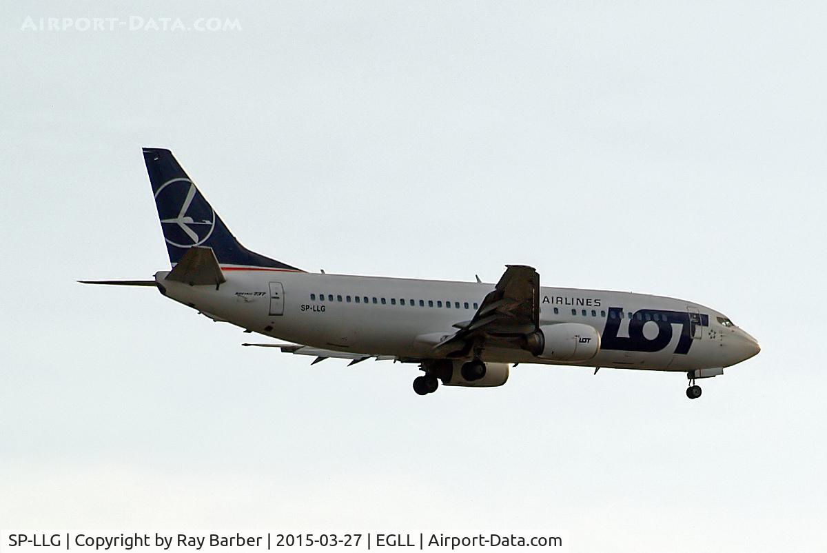 SP-LLG, 1997 Boeing 737-45D C/N 28753, Boeing 737-45D [28753] (LOT Polish Airlines) Home~G 27/03/2015. On approach 27L.