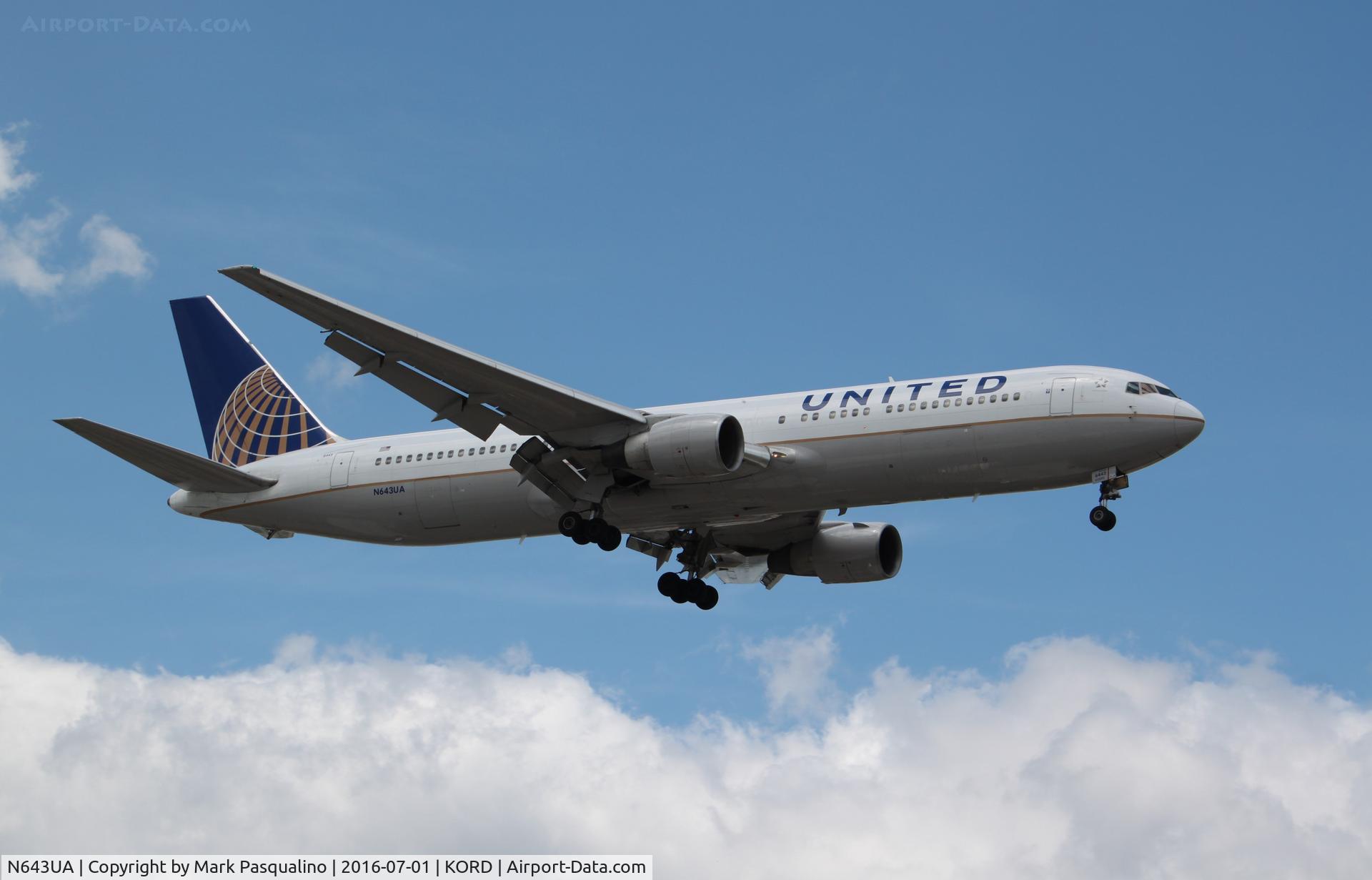 N643UA, 1991 Boeing 767-322/ER C/N 25093, Boeing 767-300ER