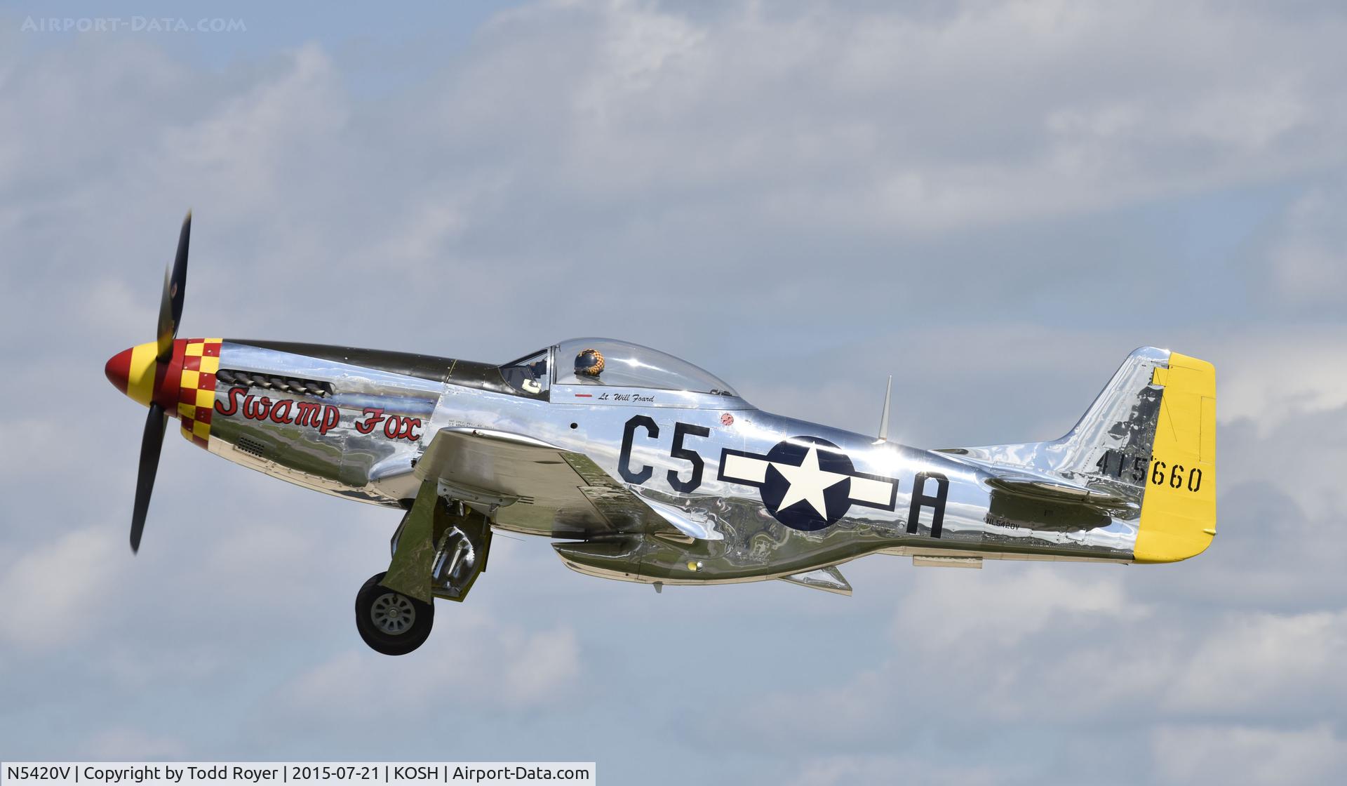 N5420V, 1944 North American/aero Classics P-51D C/N 44-74202, Airventure 2015