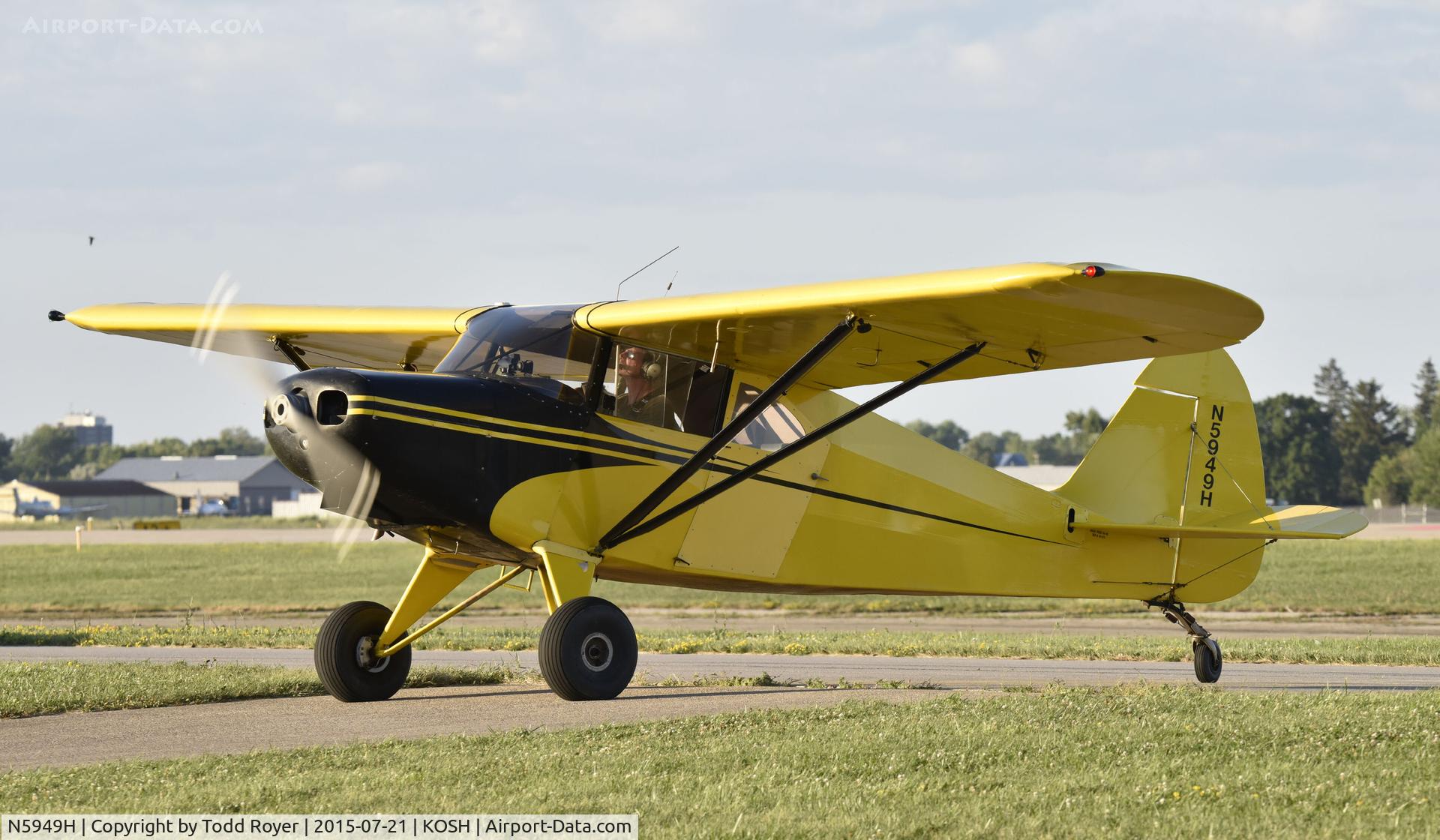 N5949H, 1949 Piper PA-16 Clipper C/N 16-573, Airventure 2015