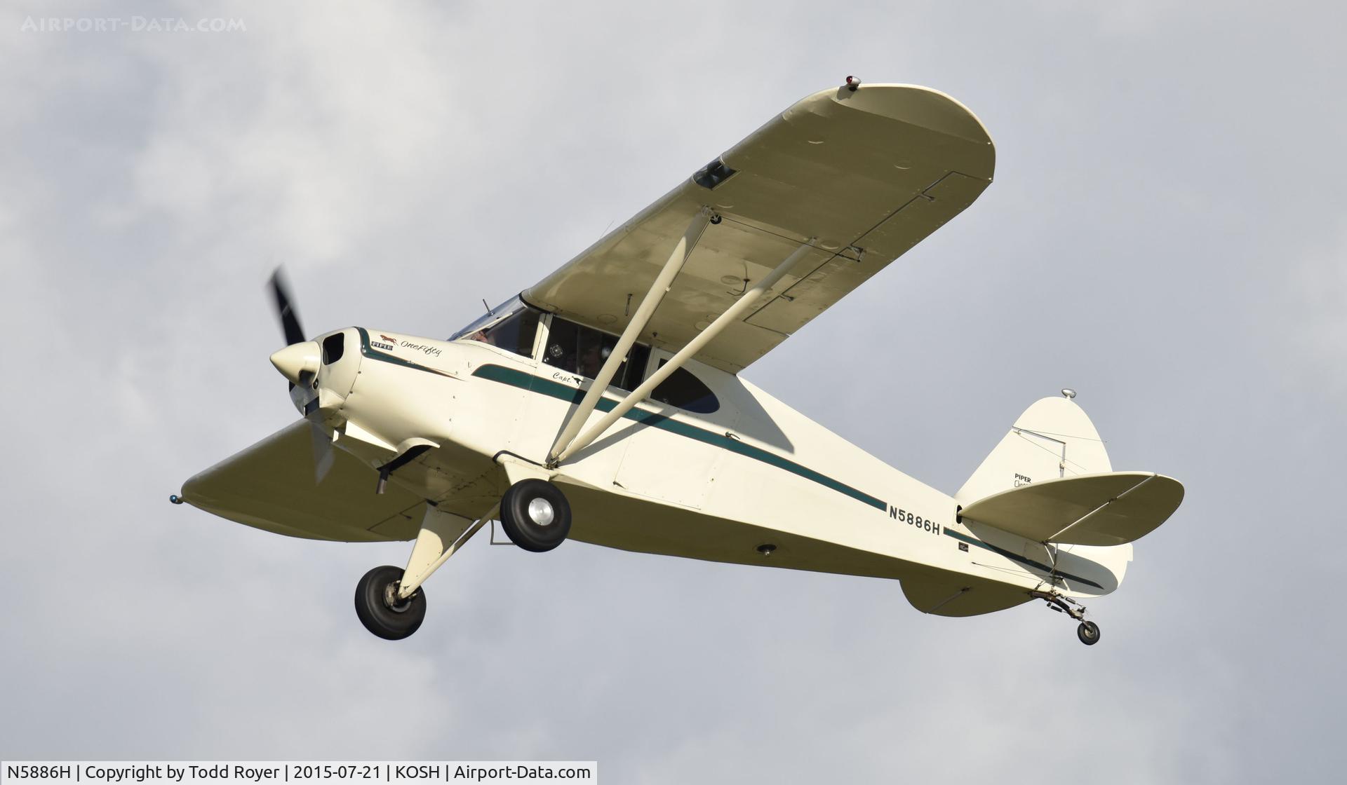 N5886H, 1949 Piper PA-16 Clipper C/N 16-503, Airventure 2015