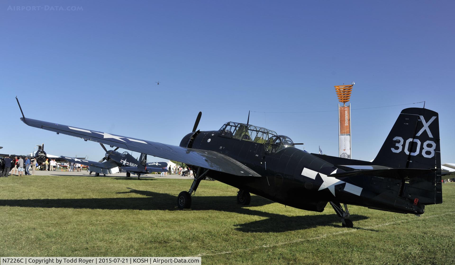 N7226C, Grumman TBM-3E Avenger C/N 85938, Airventure 2015