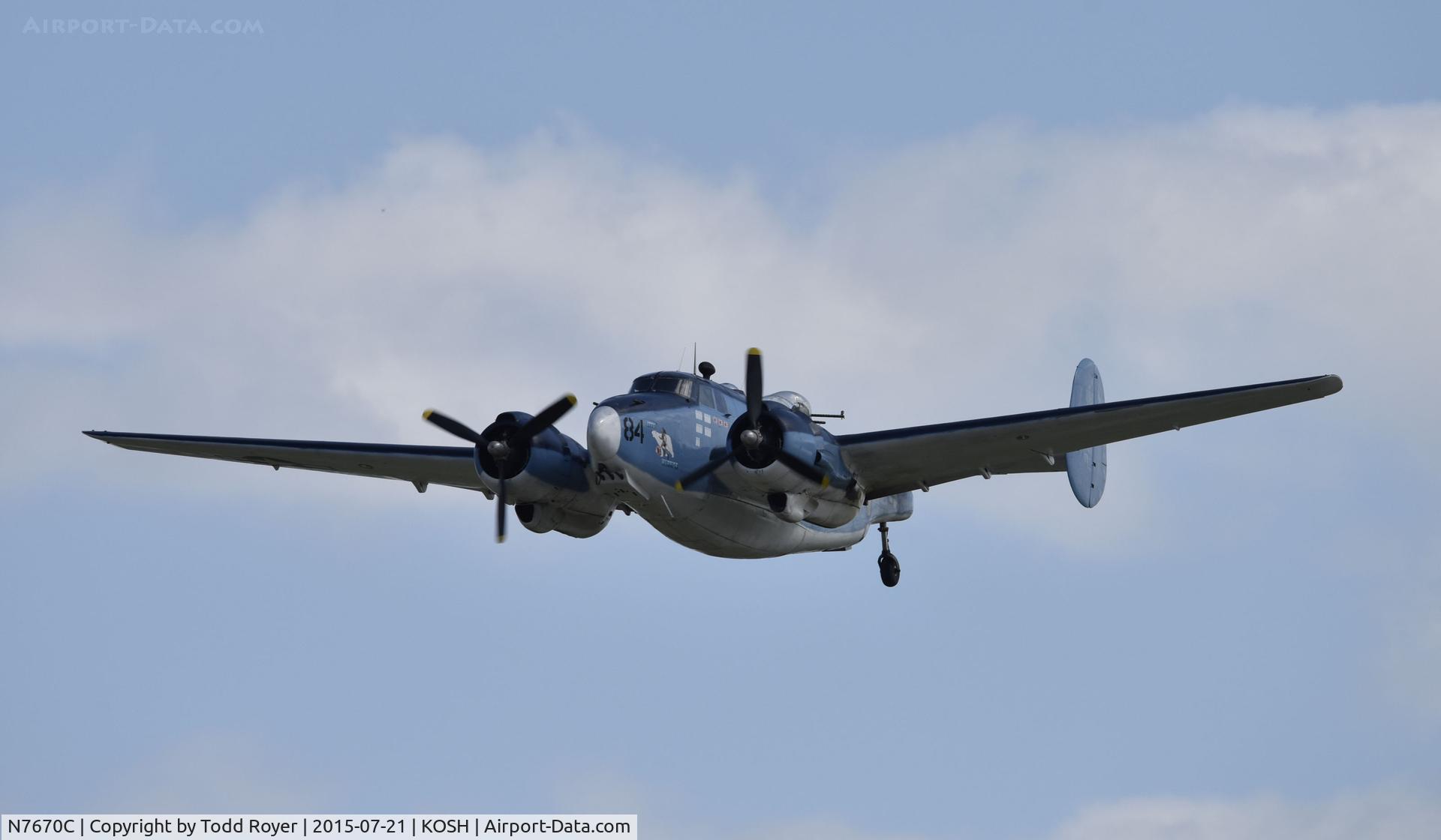 N7670C, 1945 Lockheed PV-2 Harpoon C/N 15-1438, Airventure 2015