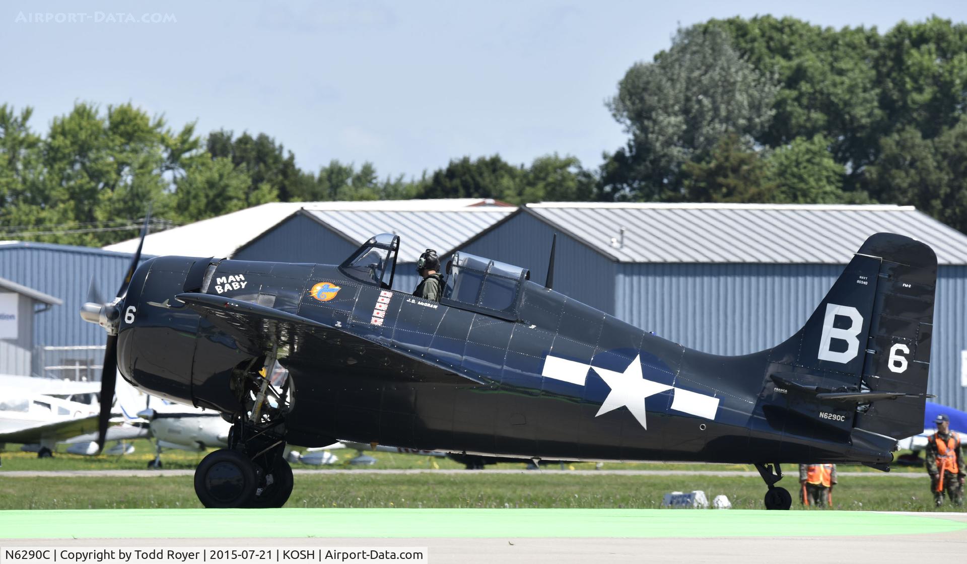N6290C, 1945 General Motors (Grumman) FM-2 Wildcat C/N 5804, Airventure 2015