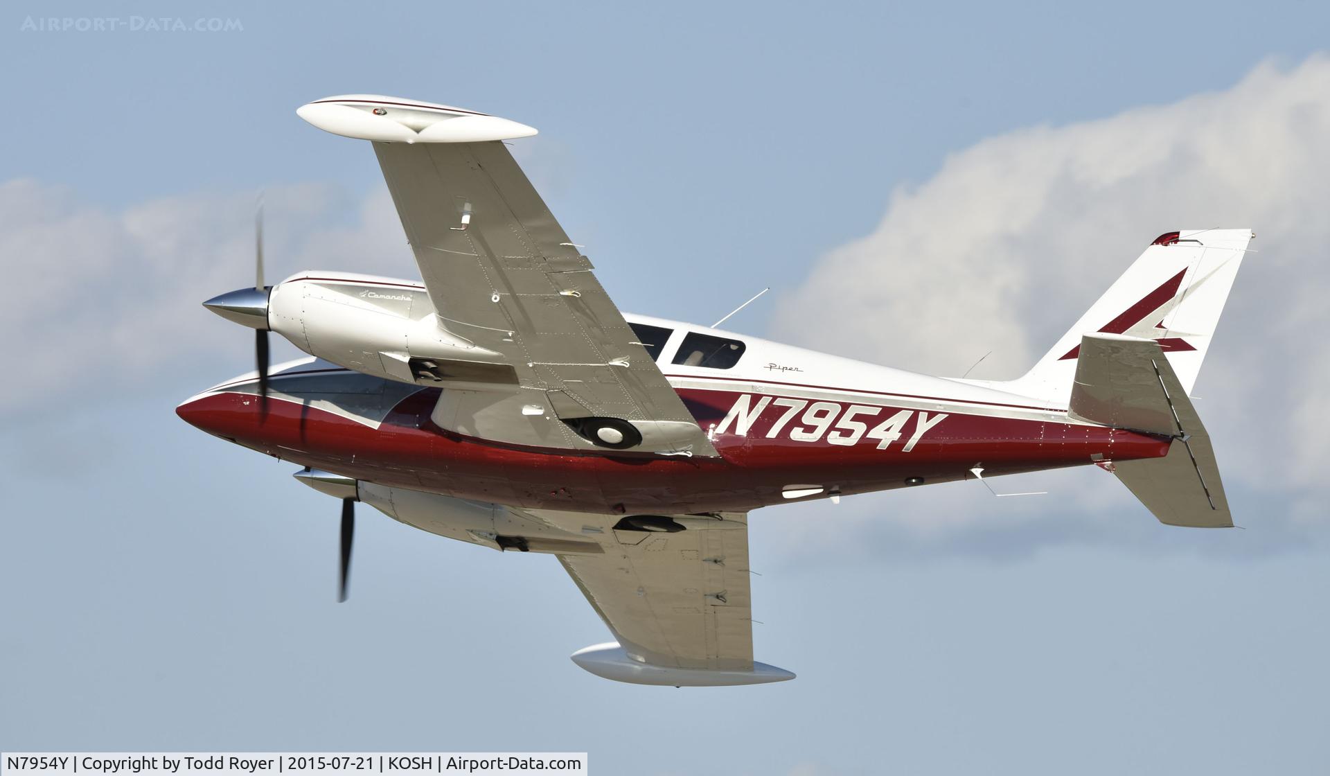 N7954Y, 1966 Piper PA-30-160 Twin Comanche Twin Comanche C/N 30-1050, Airventure 2015