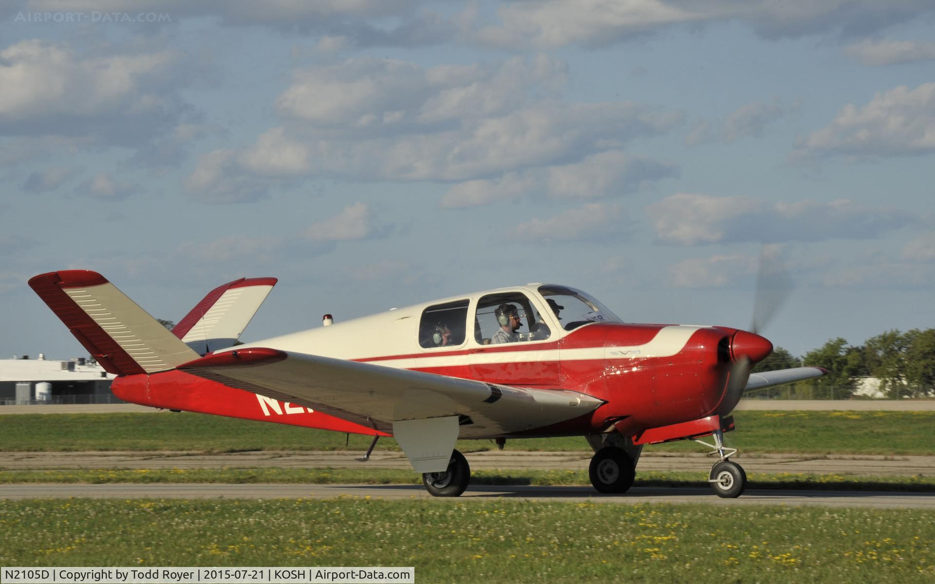 N2105D, 1953 Beech D35 C/N D-3450, Airventure 2015