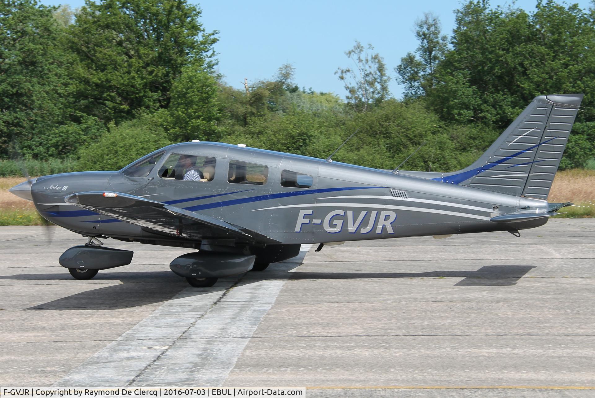 F-GVJR, 1996 Piper PA-28-181 Archer III C/N 2843025, Ex Aero club de Genéve HB-PNJ at Ursel Avia 2016.
