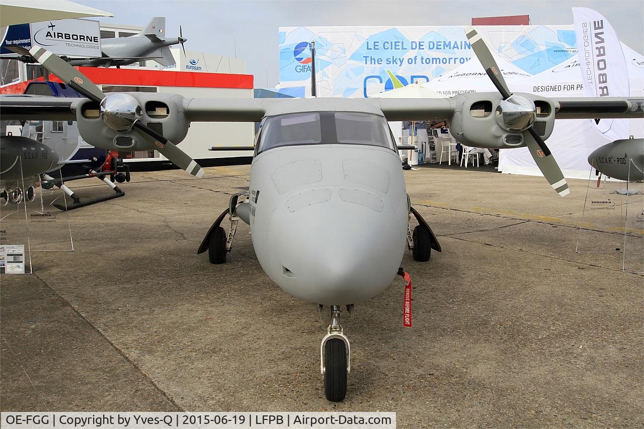 OE-FGG, 2010 Vulcanair P-68R Victor C/N 457/R, Vulcanair P-68R, Static display, Paris-Le Bourget airport (LFPB-LBG) Air show 2015