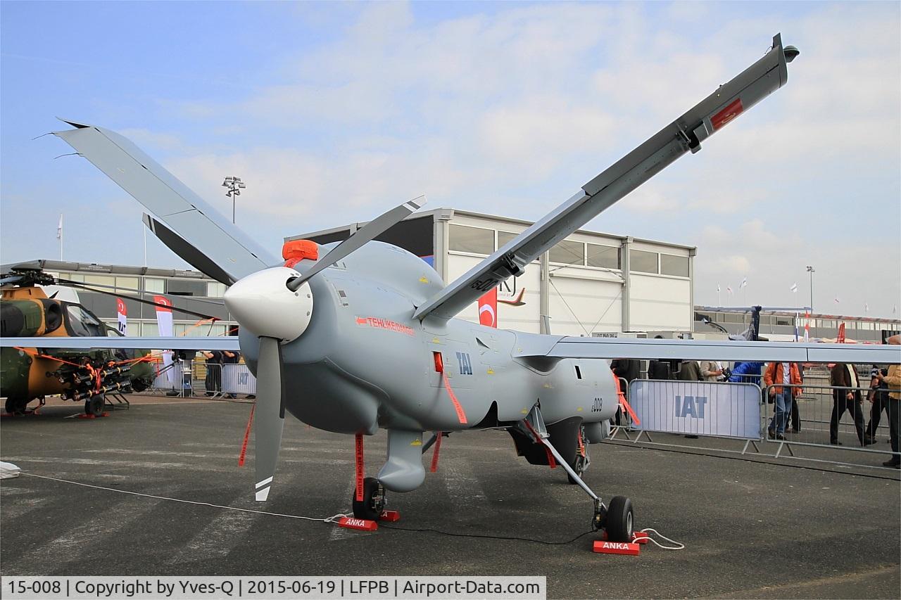 15-008, TAI Anka UAV C/N N/A, TAI Anka UAV, Static display, Paris-Le Bourget (LFPB-LBG) Air show 2015