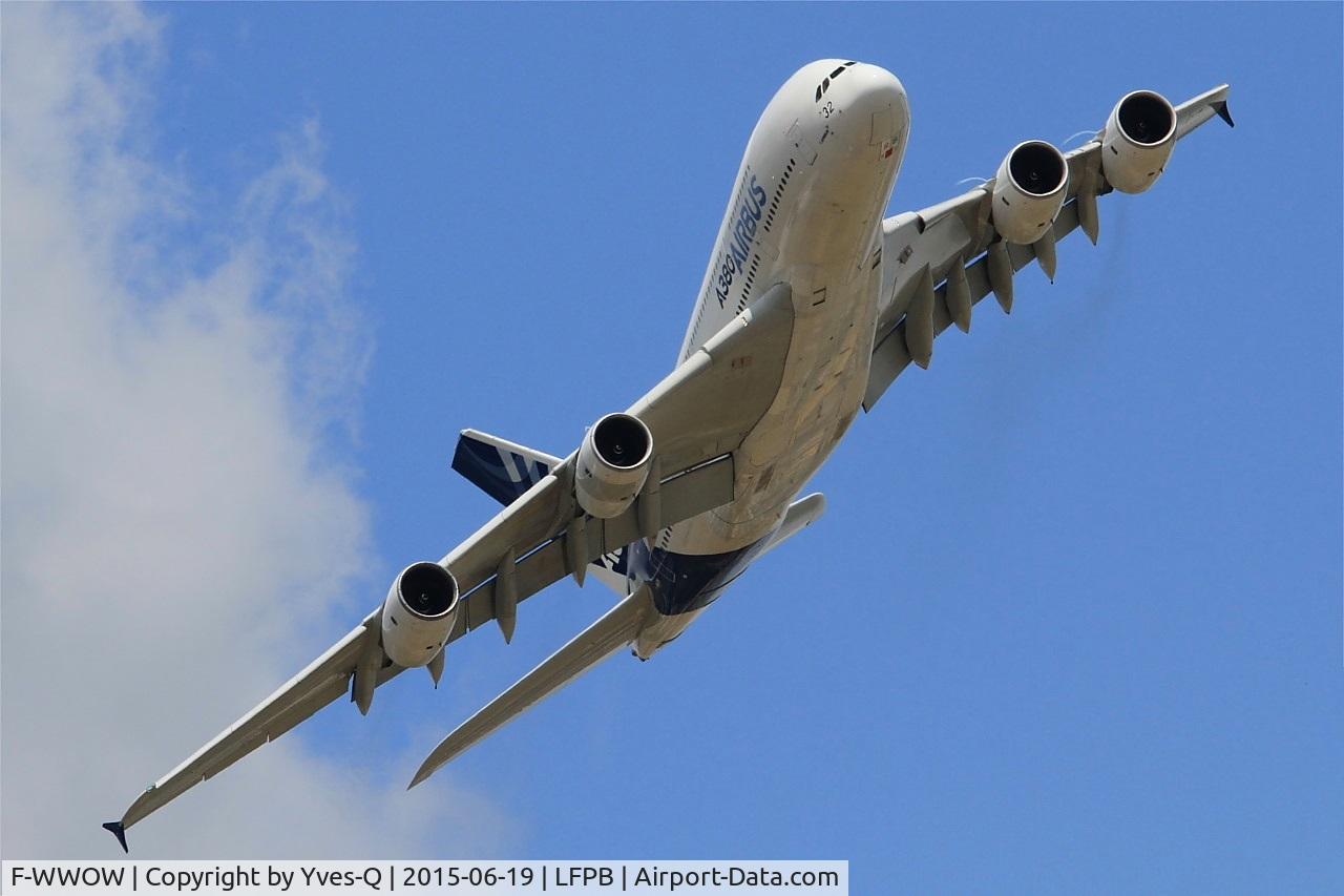 F-WWOW, 2005 Airbus A380-841 C/N 001, Airbus A380-841, On display, Paris-Le Bourget (LFPB-LBG) Air show 2015