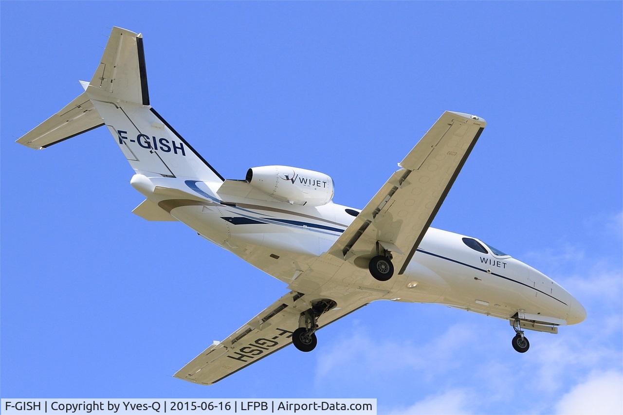 F-GISH, 2009 Cessna 510 Citation Mustang Citation Mustang C/N 510-0182, Cessna 510 Citation Mustang, On final rwy 07, Paris-Le Bourget (LFPB-LBG)