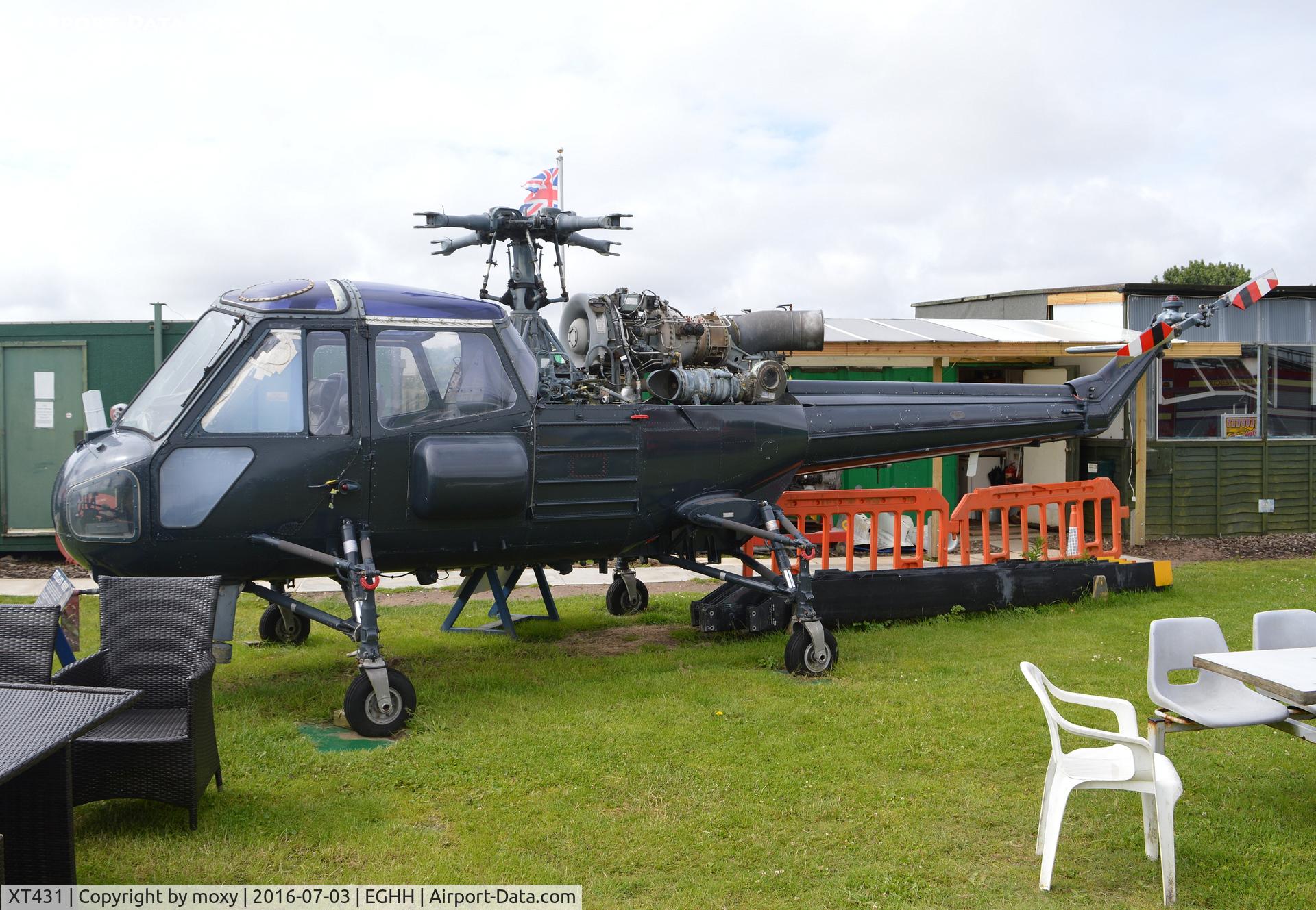 XT431, 1965 Westland Wasp HAS.1 C/N F9601, Westland Wasp HAS.1 at the Bournemouth Aviation Museum. Marked as XS463