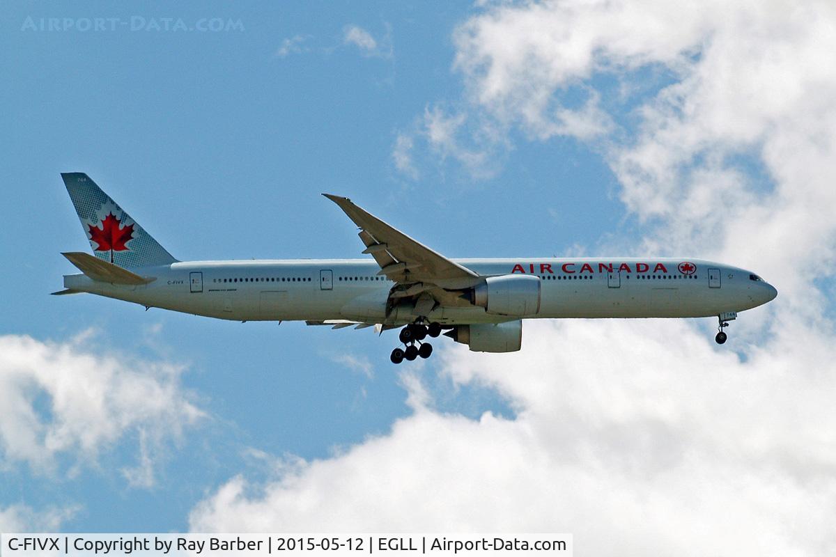 C-FIVX, 2013 Boeing 777-333/ER C/N 42219, Boeing 777-333ER [42219] (Air Canada) Home~G 12/05/2015. On approach 27L