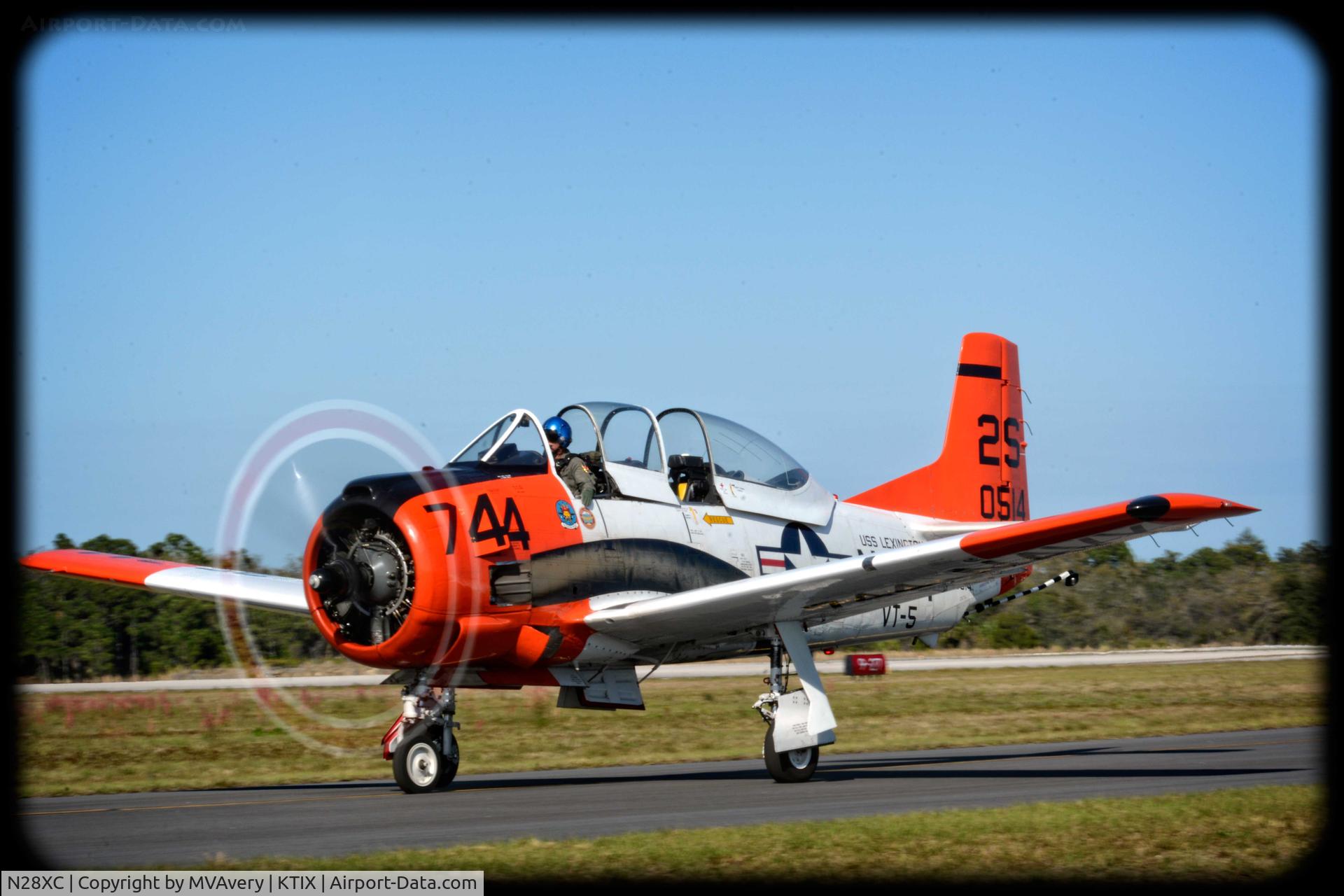 N28XC, 1954 North American T-28C Trojan C/N 226-91 (140514), 2014 Tico Air Show