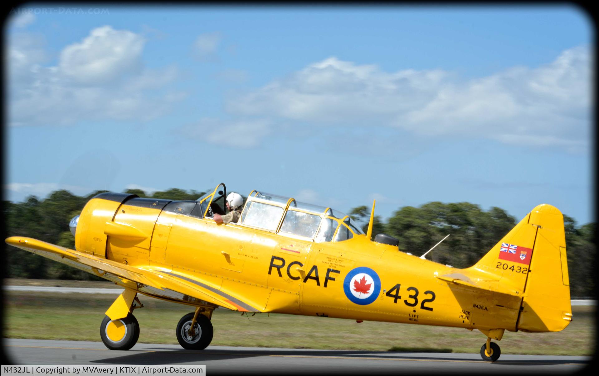 N432JL, Canadian Car & Foundry Harvard MK IV C/N CCF4-223, 2014 Tico Air Show
