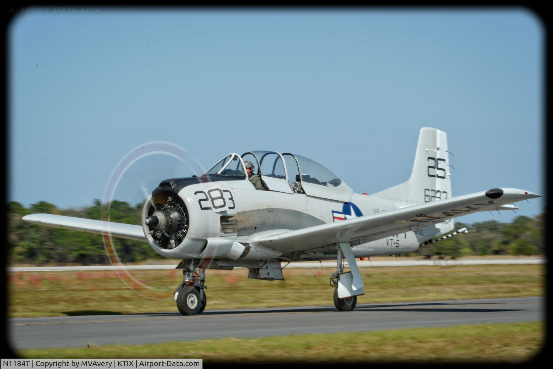 N1184T, 1958 North American T-28C Trojan C/N 252-46 (146283), 2014 Tico Air Show