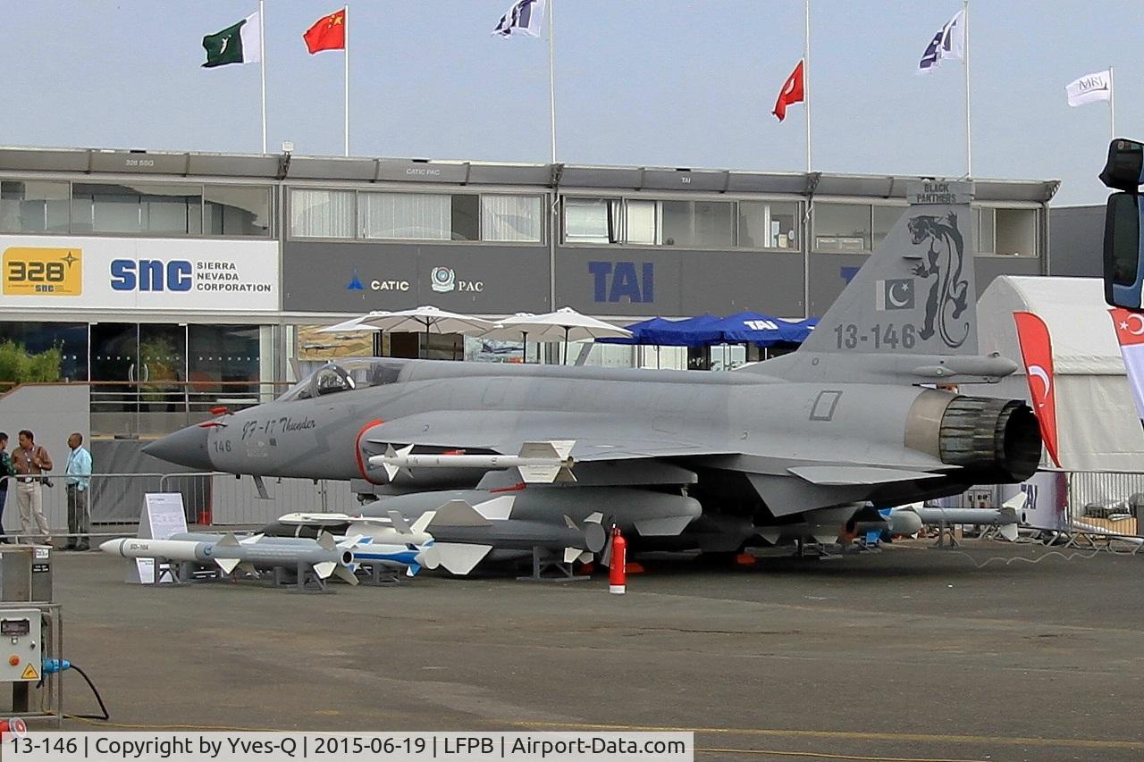 13-146, PAC JF-17 Thunder C/N FC13146, Pakistan Air Force JF-17 Thunder, Static display, Paris-Le Bourget (LFPB-LBG) Air show 2015