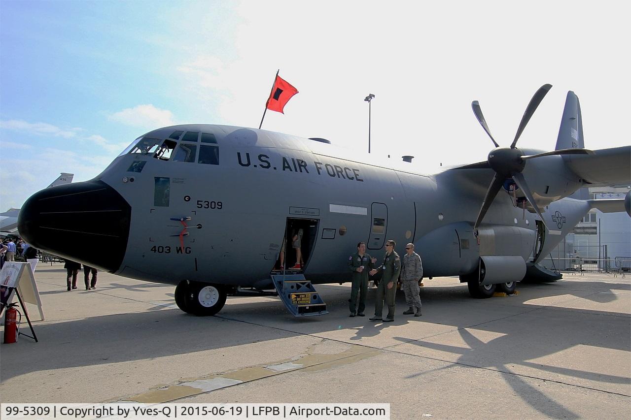 99-5309, 1999 Lockheed WC-130J Hercules C/N 382-5501, US Air Force Lockheed WC-130J Hercules, Static display, Paris-Le Bourget (LFPB-LBG) Air show 2015