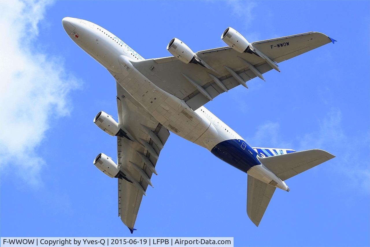 F-WWOW, 2005 Airbus A380-841 C/N 001, Airbus A380-841, On display, Paris-Le Bourget (LFPB-LBG) Air show 2015