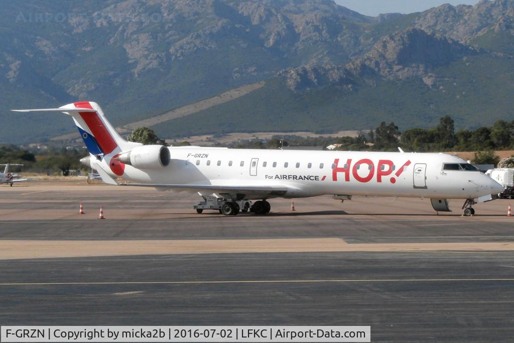 F-GRZN, 2007 Canadair CRJ-700 (CL-600-2C10) Regional Jet C/N 10264, Parked
