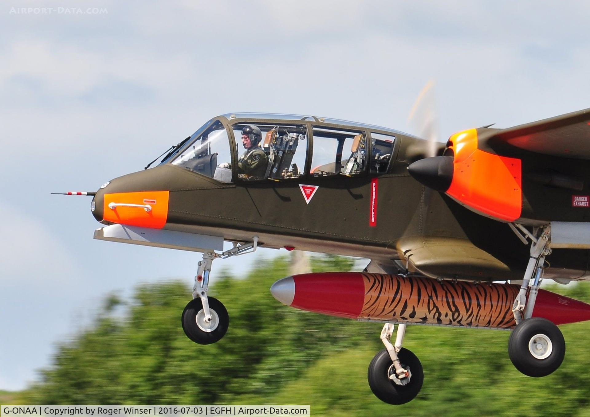 G-ONAA, 1971 North American OV-10B Bronco C/N 338-3, Visiting Bronco.
