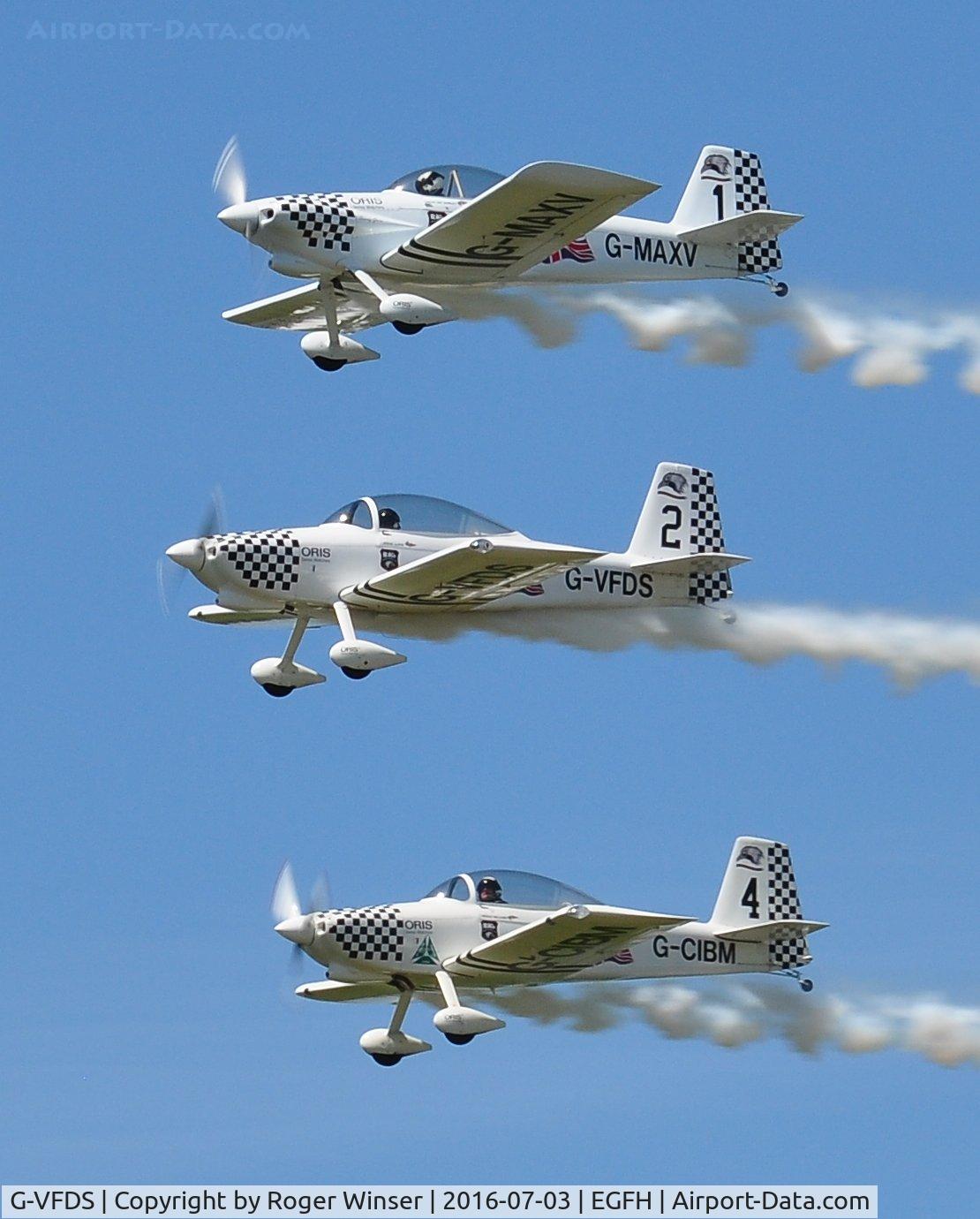 G-VFDS, 2012 Vans RV-8 C/N PFA 303-14637, Raven 2 in Team Raven.