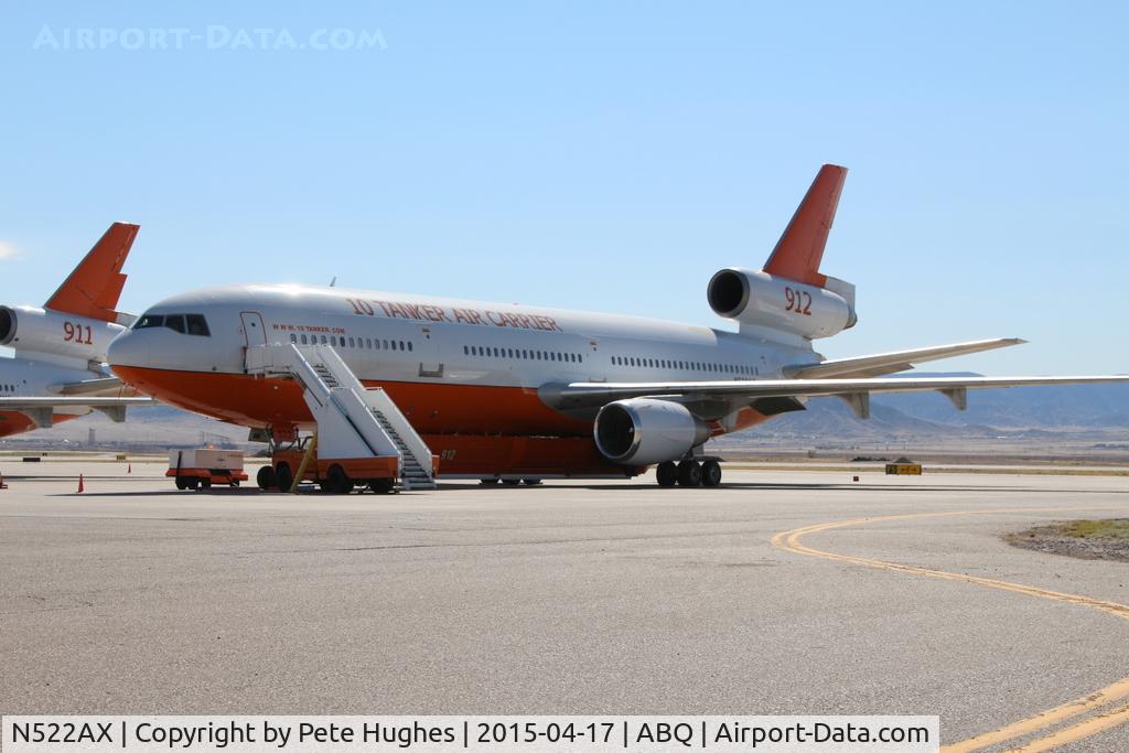N522AX, 1988 McDonnell Douglas DC-10-30 C/N 48315, N522AX, Tanker 912, DC10, at rest in the Albquerque sunshine