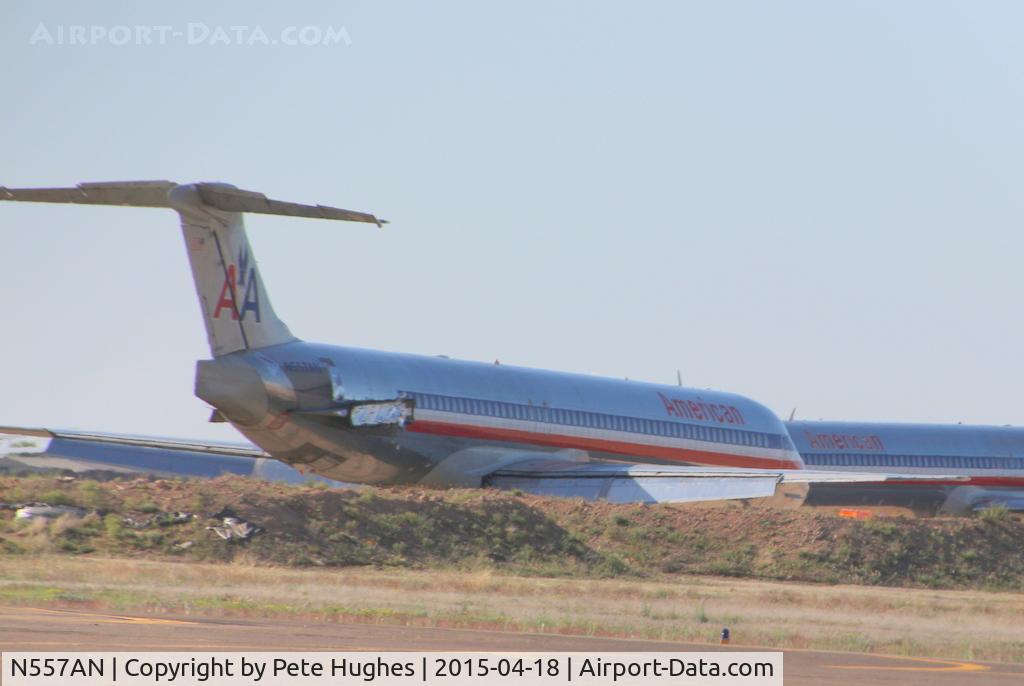 N557AN, 1991 McDonnell Douglas MD-82 (DC-9-82) C/N 53087, N557AN DC9-82 - one of a large number of the retired AAL fleet at Roswell, New Mexico