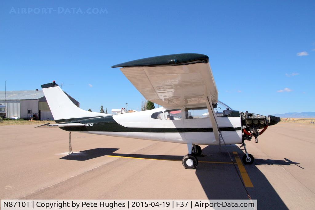 N8710T, 1960 Cessna 182C Skylane C/N 52610, N8710T Cessna 182 at Carrizozo New Mexico