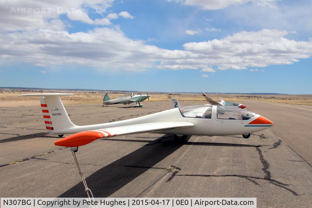 N307BG, Grob G-103A Twin II Acro C/N 34032-K-264, N307BG Grob 103 at Moriarty, New Mexico
