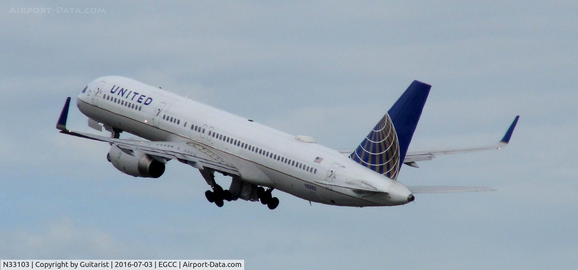 N33103, 1994 Boeing 757-224 C/N 27293, At Manchester