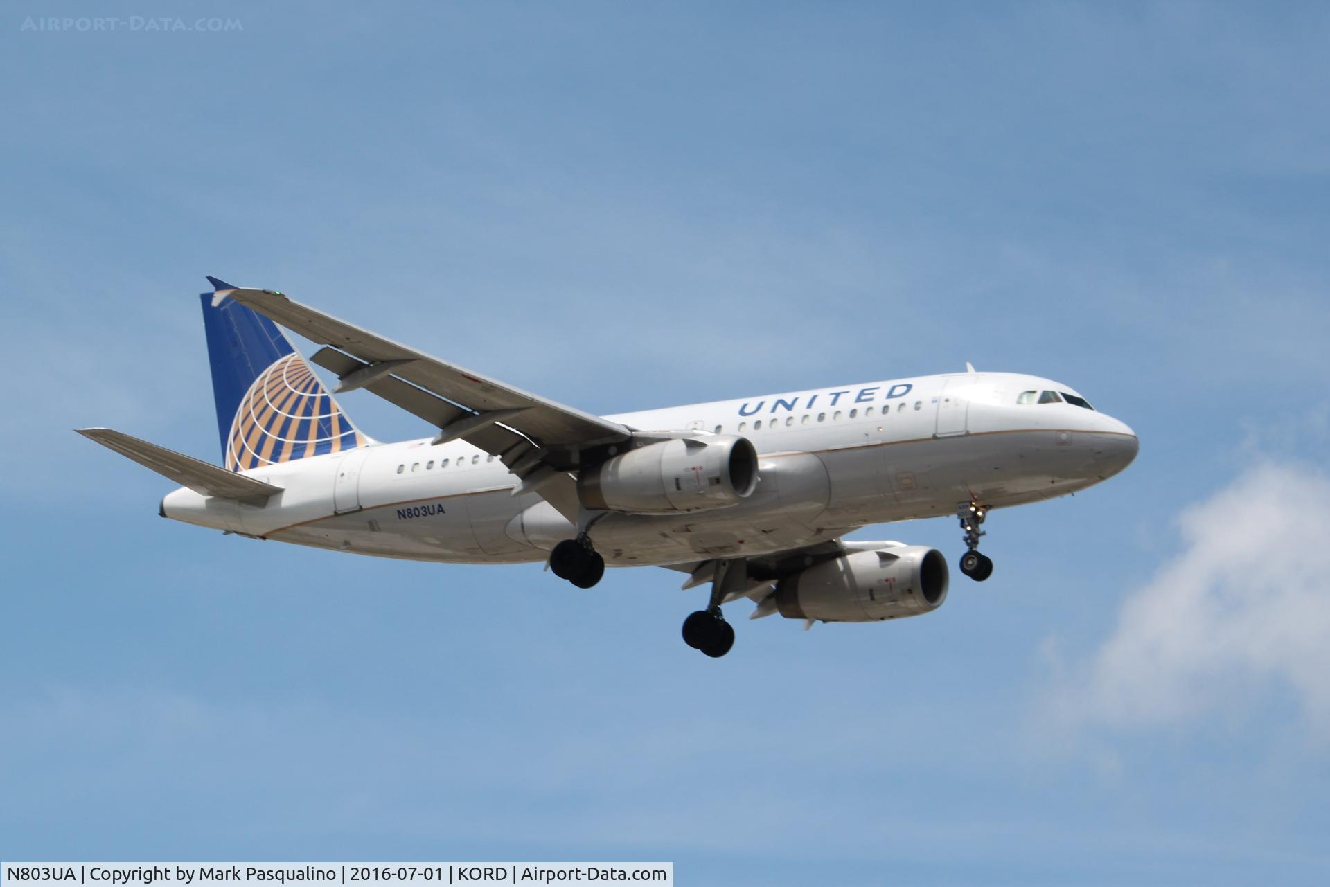 N803UA, 1997 Airbus A319-131 C/N 748, Airbus A319