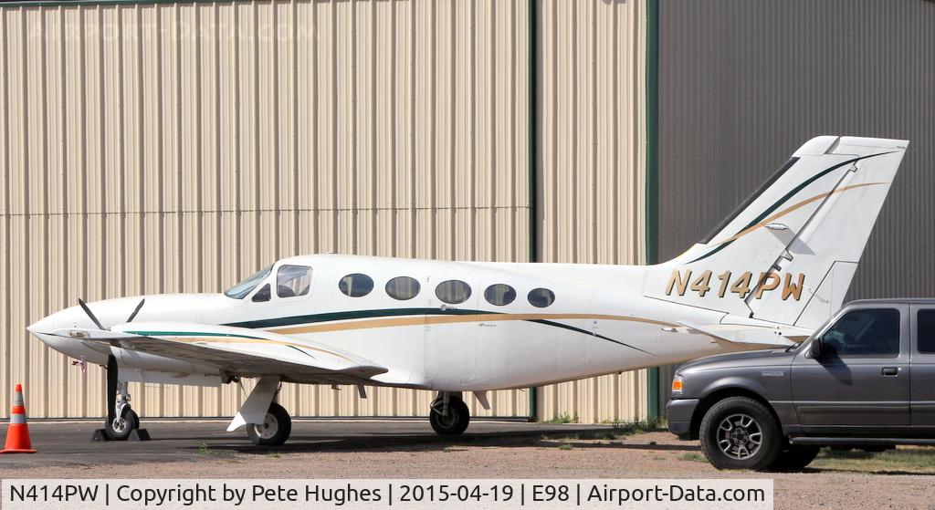 N414PW, Cessna 414A Chancellor C/N 414A0637, N414PW Cessna 414 at Mid Valley Airpark, New Mexico