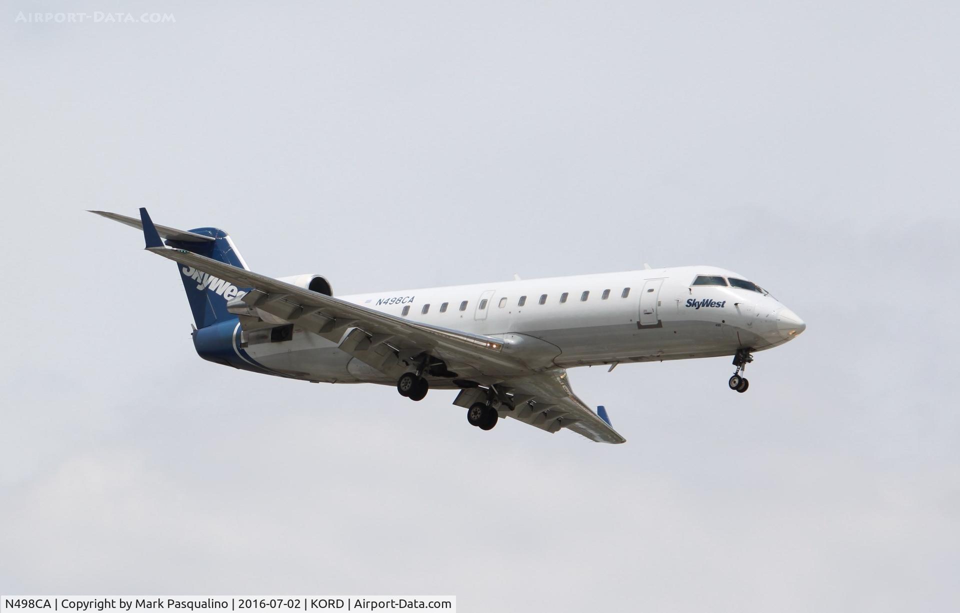 N498CA, 2003 Bombardier CRJ-200ER (CL-600-2B19) C/N 7792, CL-600-2B19