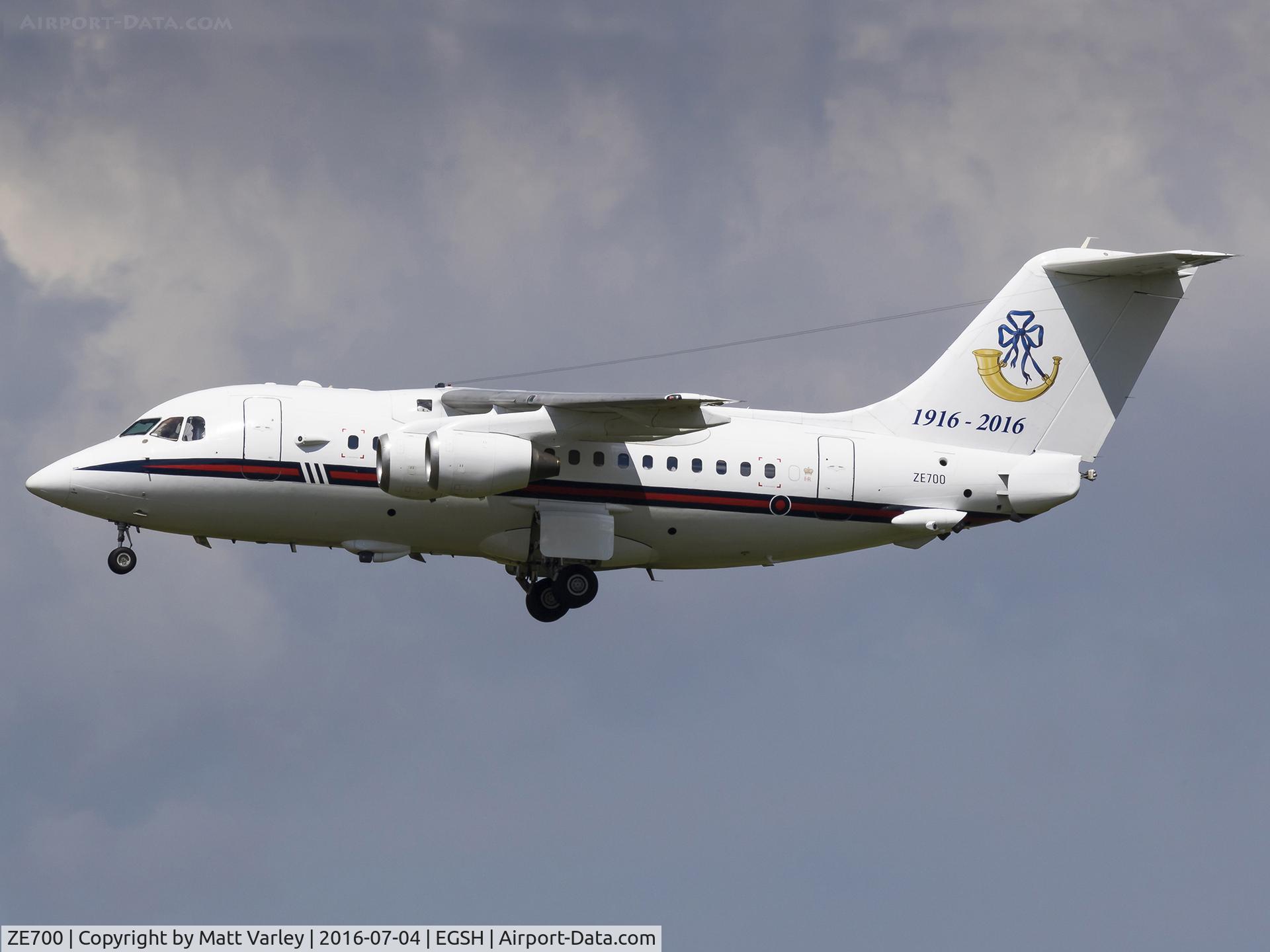 ZE700, 1984 British Aerospace BAe.146-100 CC.2 C/N E1021, 