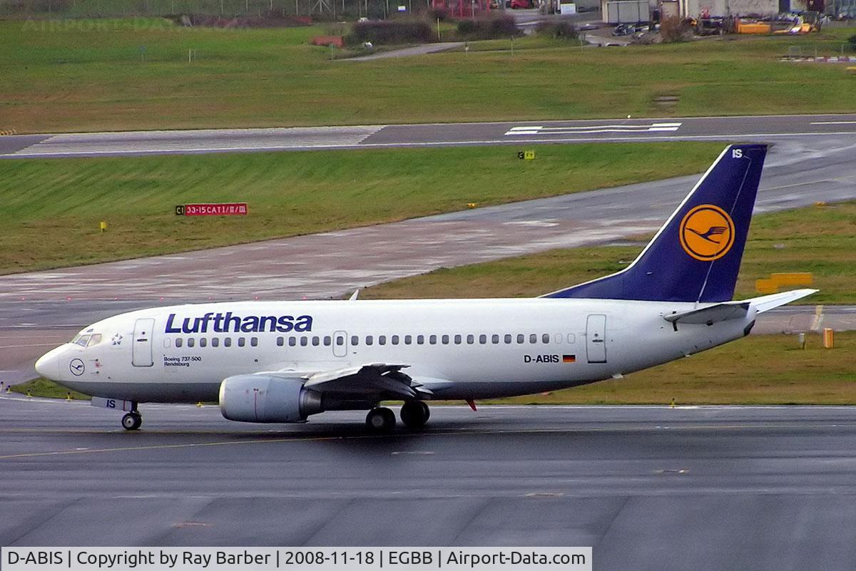 D-ABIS, 1991 Boeing 737-530 C/N 24942, Boeing 737-530 [24942] (Lufthansa) Birmingham Int'l~G 18/11/2008