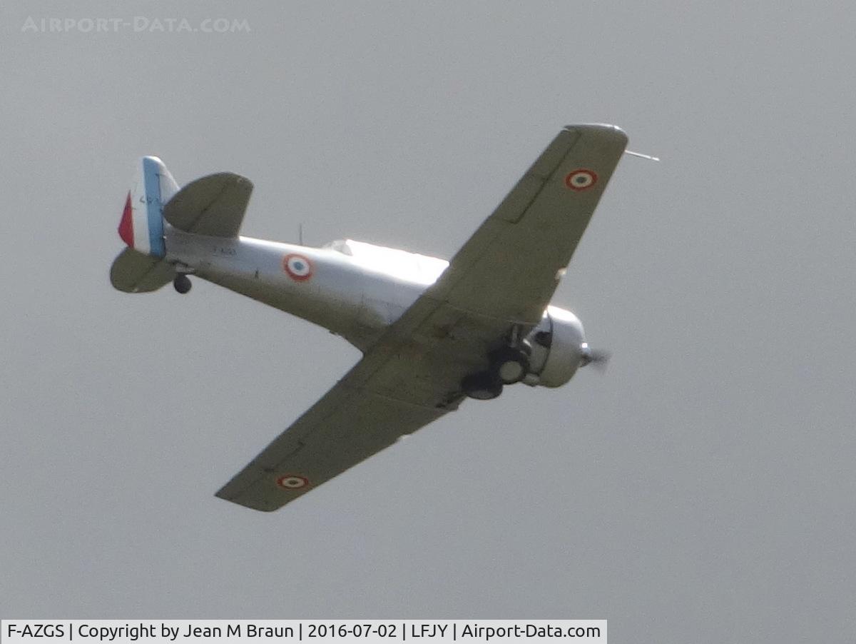 F-AZGS, North American T-6G Texan C/N 168-556, Seen at Free Flight World Masters 2016 Airshow at Chambley- Bussières Airport, a former US  AFB in France, today in use for general aviation.